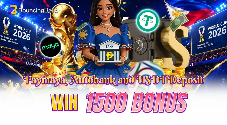 Paymaya, Autobank and USDT Deposit WIN 1500 Bonus