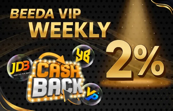 BEEDA VIP Weekly Cashback 2%