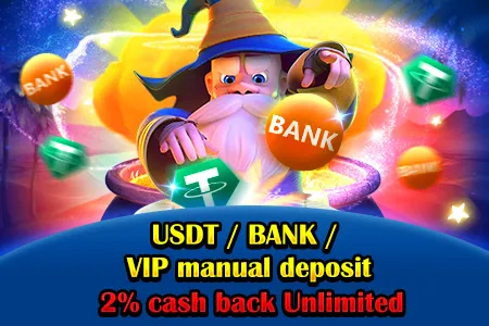 JLK BANK / VIP manual deposit / USDT 2% CASH BACK Unlimited