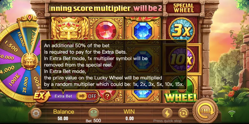 Fortune Gems 2 Extra Bet