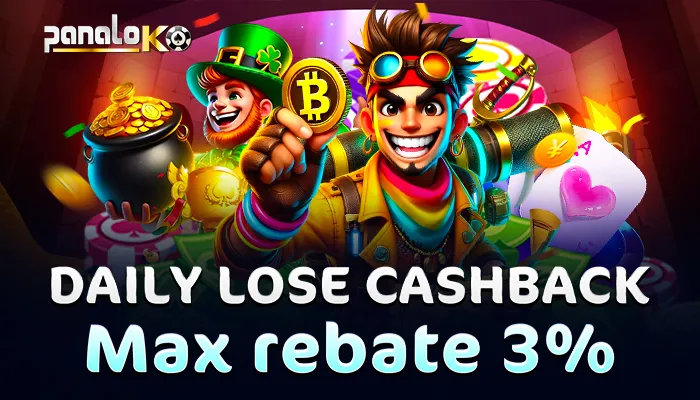 Daily Lose Cashback Max rebate 3% (Slot & Fish)